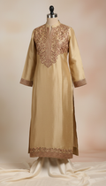 Silk Kurti With Hand Embroidery